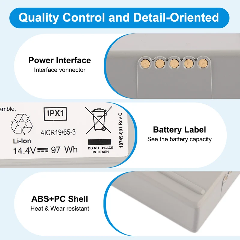 Rechargeable 18408-001 Battery For CareFusion PN 18415-001 41CR19/65-3 |98% New