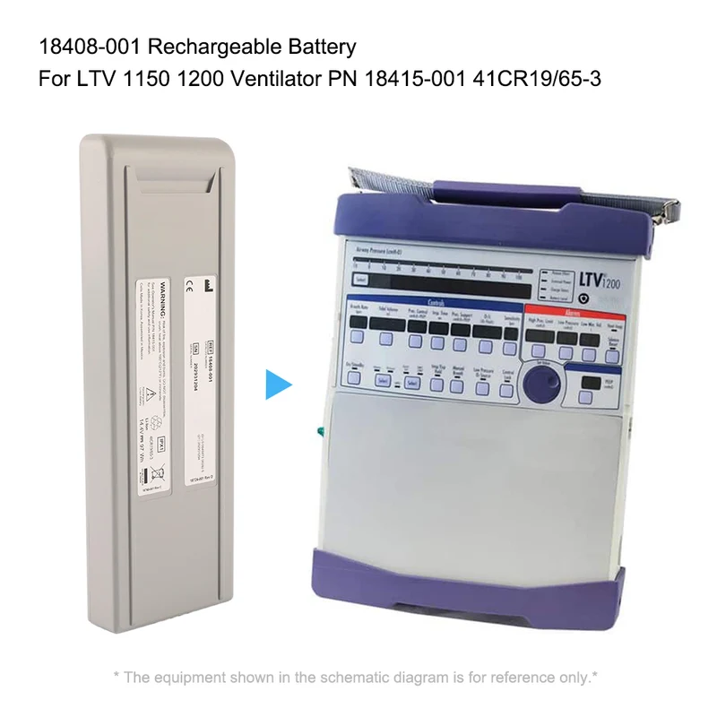 Rechargeable 18408-001 Battery For CareFusion PN 18415-001 41CR19/65-3 |98% New