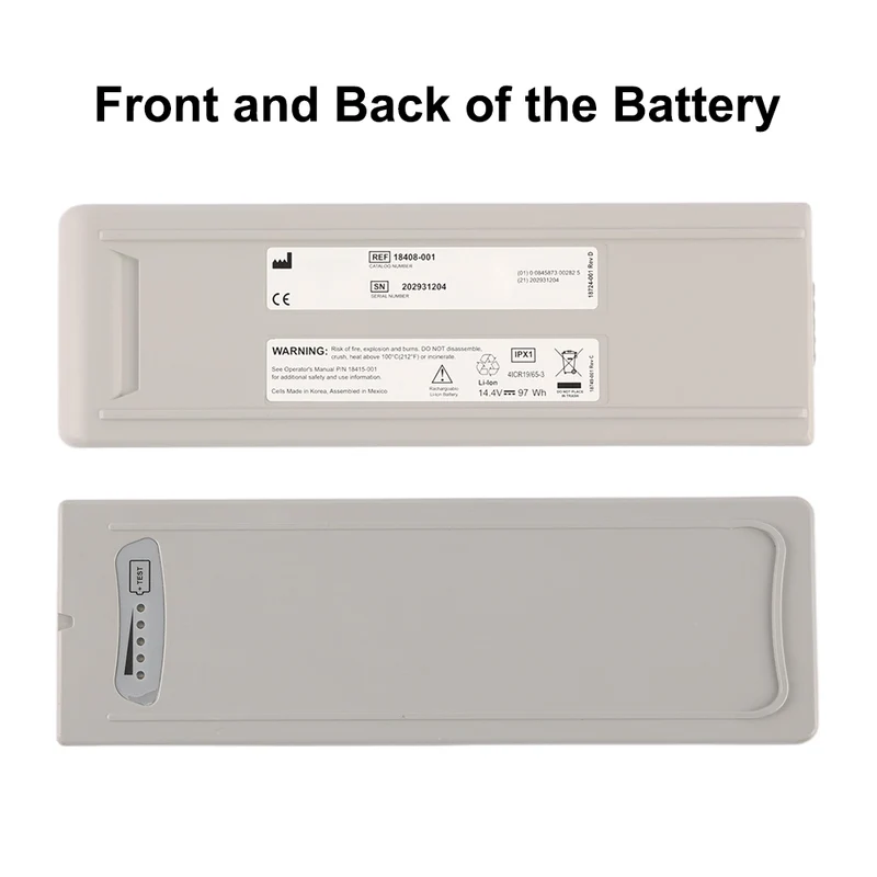 Rechargeable 18408-001 Battery For CareFusion PN 18415-001 41CR19/65-3 |98% New