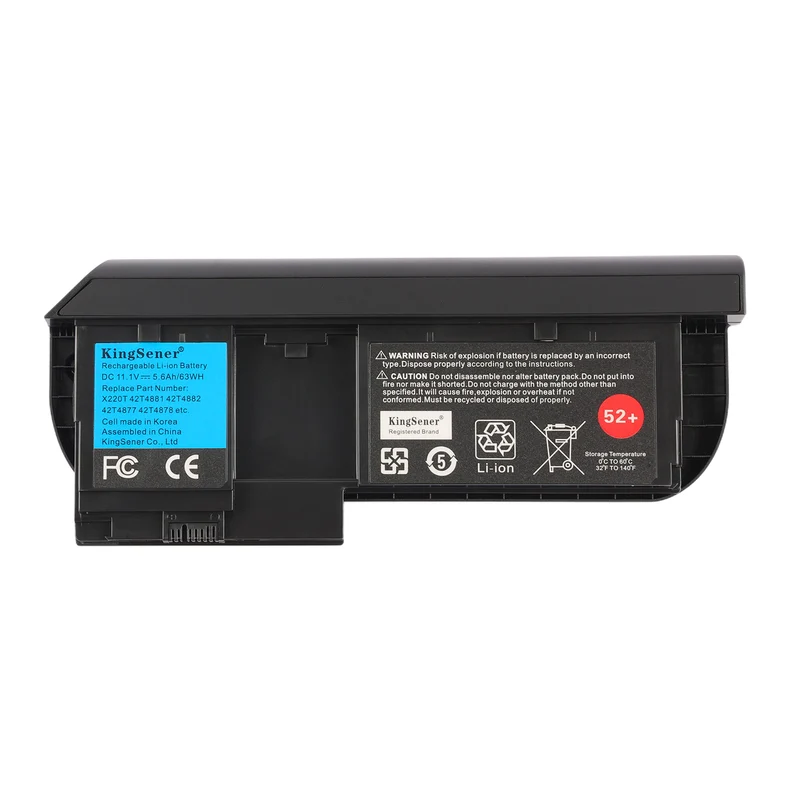 Replacement Battery For Lenovo ThinkPad X220T Tablet 42T4881 42T4882 52+ 11.1V 63Wh