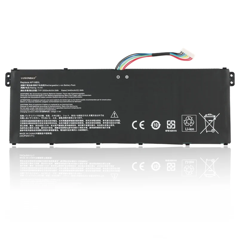 AP19B5L Replacement Battery For Acer Aspire A515-44-R5XW A515-43 Sf314-42 SP314-21N-R5FR | LUSONBAY EU Stock