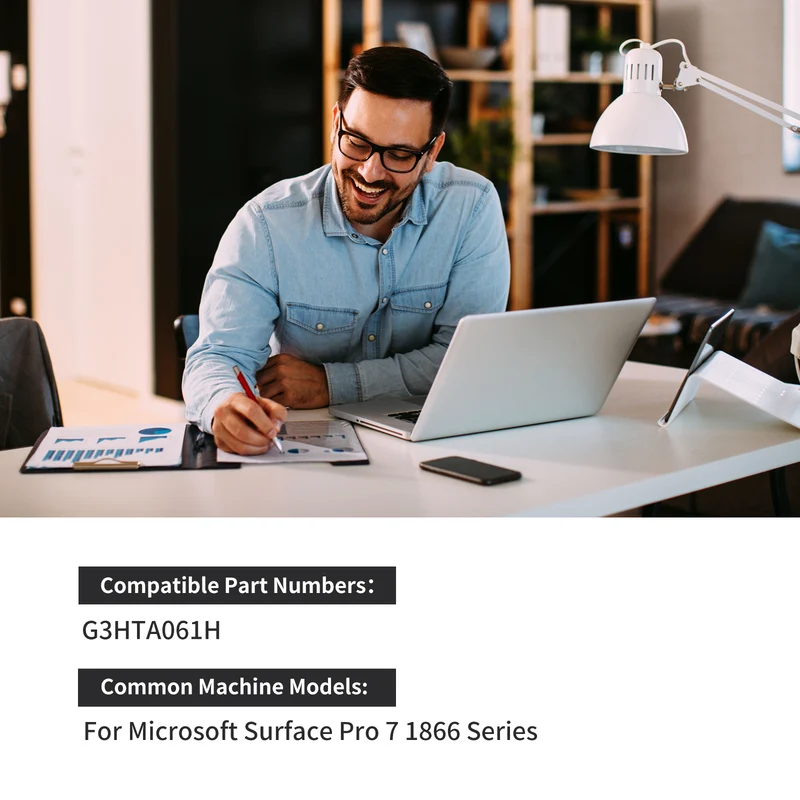 G3HTA061H Replacement Battery For Microsoft Surface Pro 7 1866 Series | LUSONBAY EU Stock