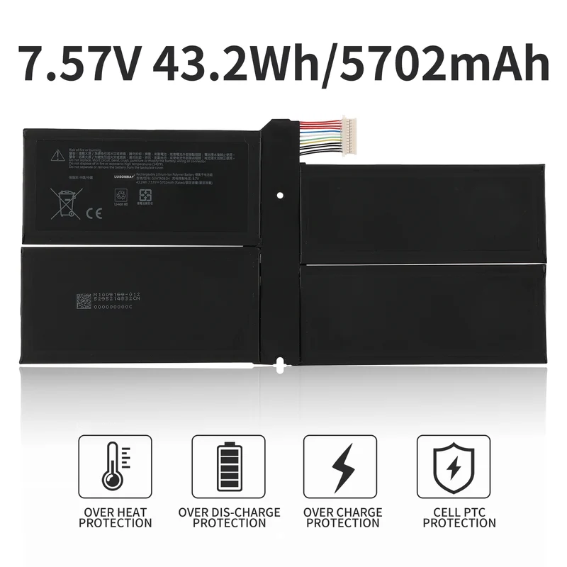 G3HTA061H Replacement Battery For Microsoft Surface Pro 7 1866 Series | LUSONBAY EU Stock