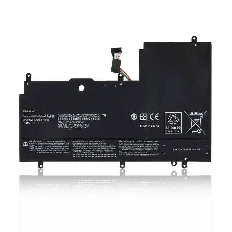 L14S4P72 Replacement Battery For Lenovo Yoga 3 14 Yoga 700 14ISK Serie | LUSONBAY EU Stock
