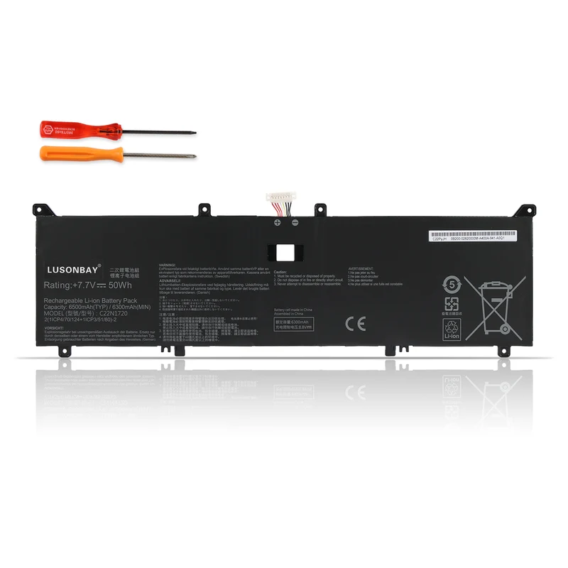 C22N1720 Replacement Battery For Asus Zenbook S Ux391 Ux391u Ux391fa | LUSONBAY EU Stock