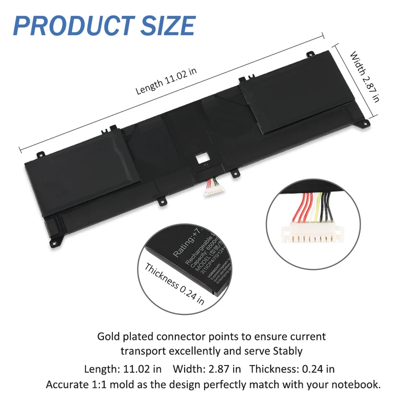 C22N1720 Replacement Battery For Asus Zenbook S Ux391 Ux391u Ux391fa | LUSONBAY EU Stock