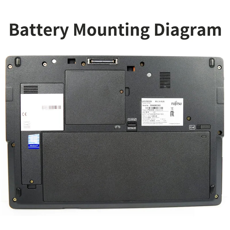 FPB0338S Laptop Battery For Fujitsu LifeBook T937 T938 T939 E548 E549 14.4V 50WH/3490mAh | LUSONBAY EU Stock