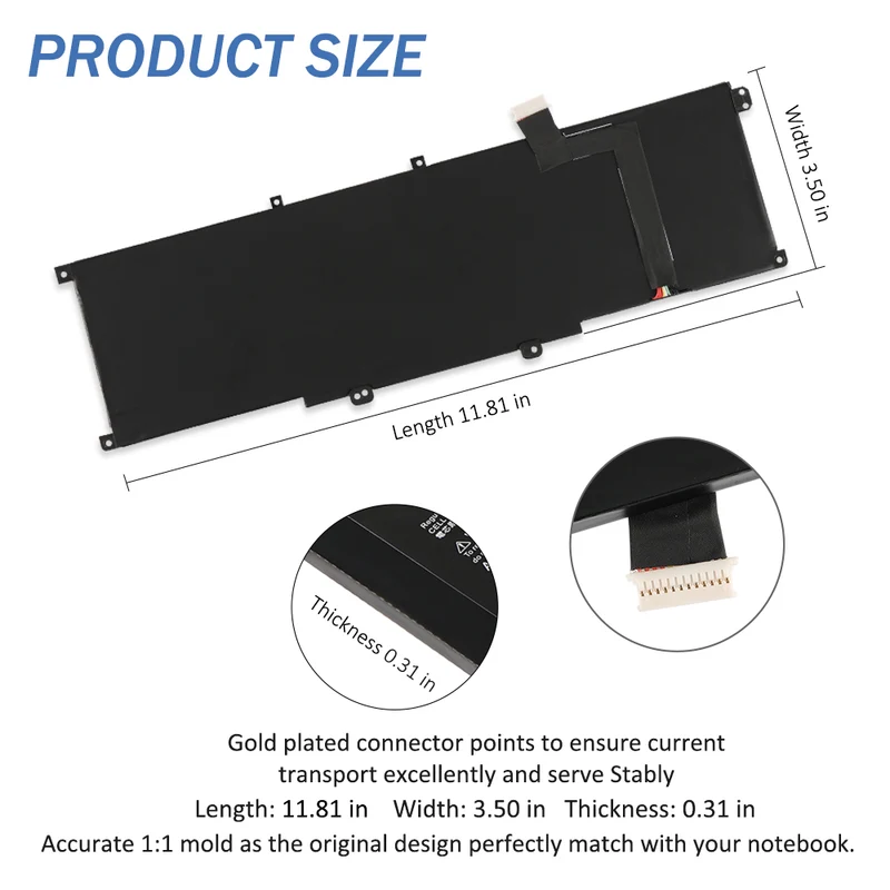 ZG06XL Replacement Battery For HP ZBook Studio X360 G5 Series 5CN15PA 2ZC63EA | LUSONBAY EU Stock
