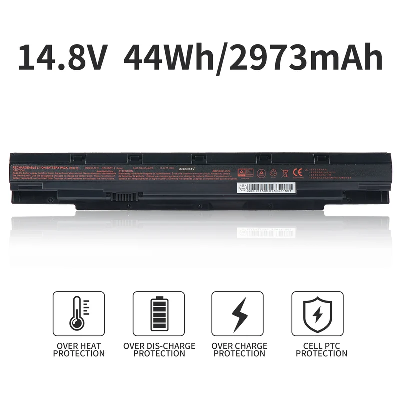 N240BAT-4 Replacement Battery for CLEVO N250JU N250WU N240WU N250LU | LUSONBAY EU Stock