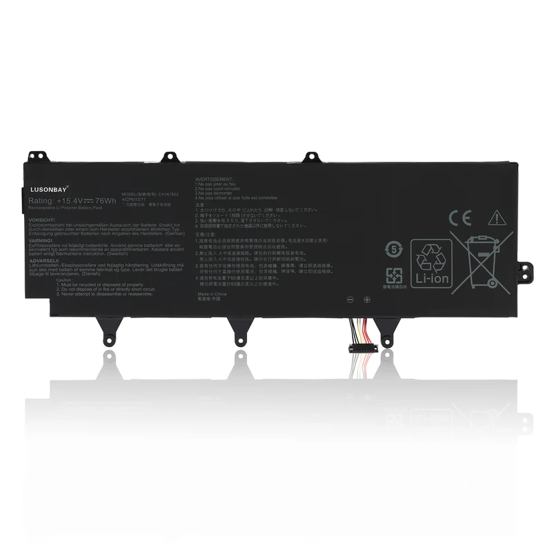 C41N1802 Replacement Battery For ASUS ROG Zephyrus S GX701GX GX701GVR GX701GXR | LUSONBAY EU Stock