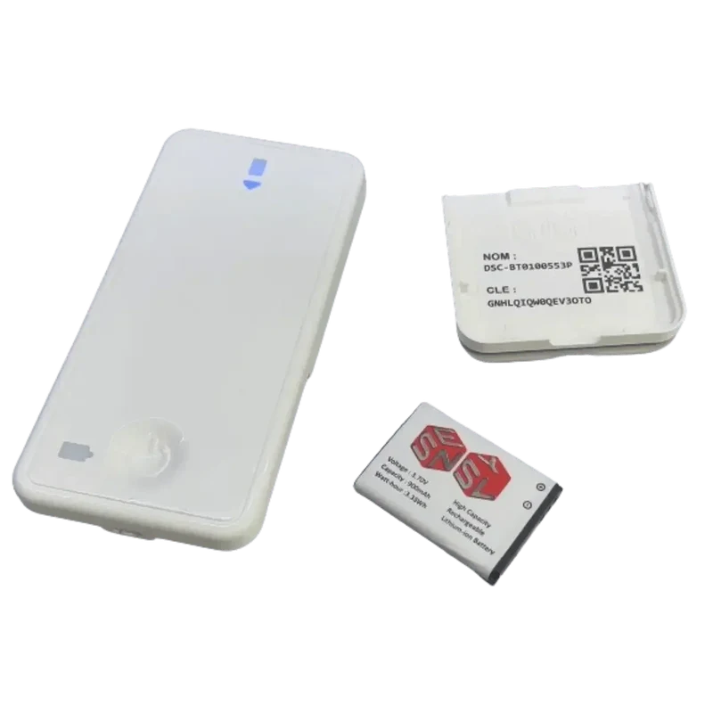 Batterie 3.7V 900mAh Li-Ion pour Lecteur Carte Vitale Kapelse KEX008BL & Sensyl DSC