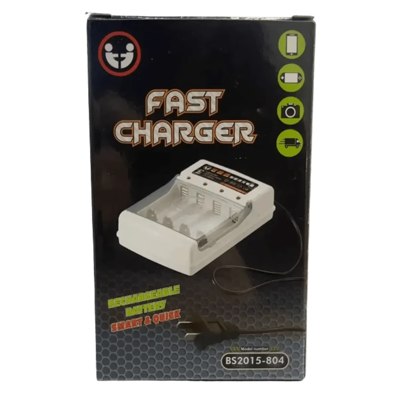 Chargeur pour pile rechargeable alcaline 1.5V AA et AAA