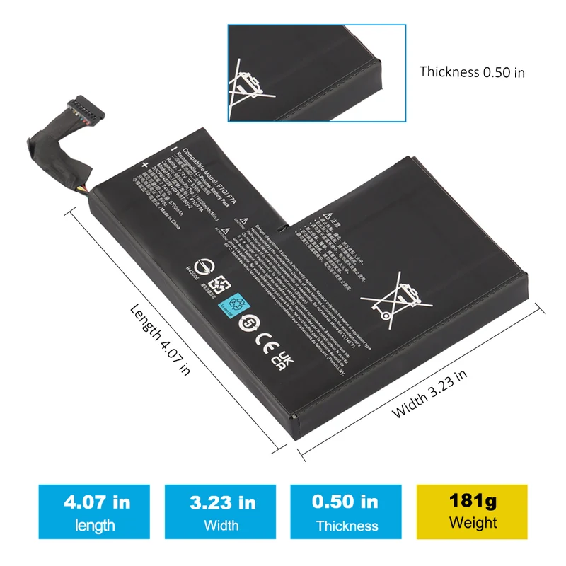 F7A F7G Battery Replacement For Steam Deck LCD/ OLED Handheld Gaming PC