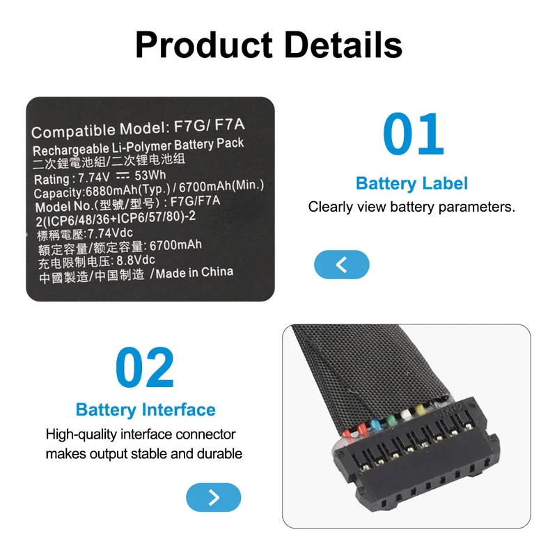 F7A F7G Battery Replacement For Steam Deck LCD/ OLED Handheld Gaming PC