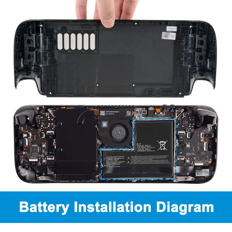 F7A F7G Battery Replacement For Steam Deck LCD/ OLED Handheld Gaming PC