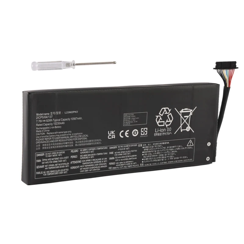 Lenovo Legion Go 8APU1 Battery L23M2PK0 L23D2PK0 - 82Wh 7.76V Li-ion Handheld Gaming