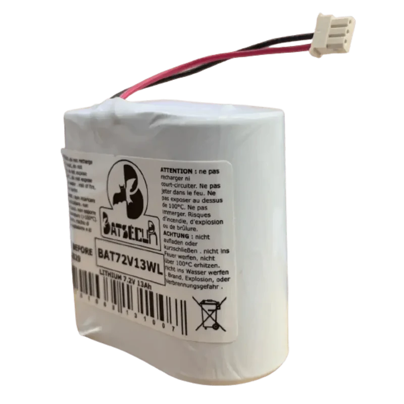 Pile Lithium 7.2V 13Ah BAT72V13WL Tecnoalarm Li-SOCl2