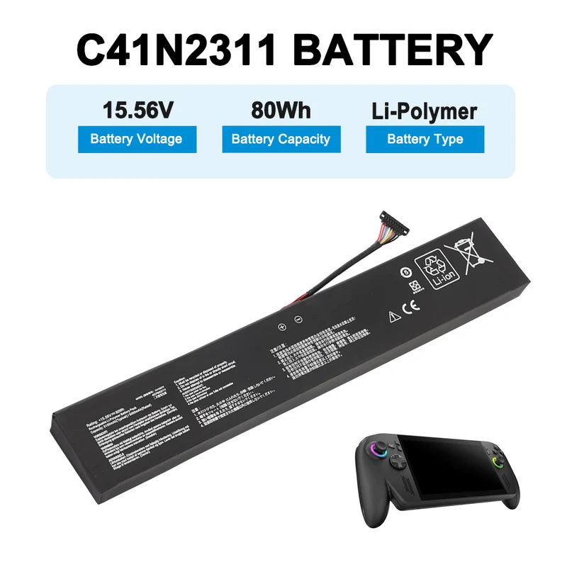 C41N2311 Replacement Battery For Asus ROG ALLY X RC72LA Handheld Gaming