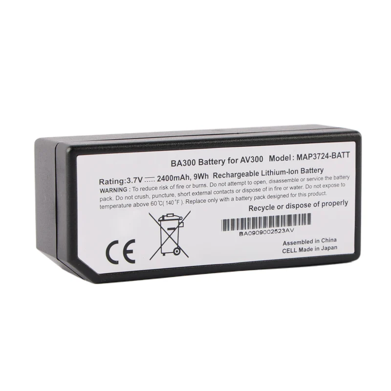 AccuVein AV300 Vein Finder Replacement Battery MAP3724-BATT 3.7V 2400mAh