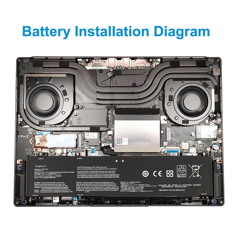 L22M4PC0 Replacement Battery for Lenovo Legion Pro 5 7 ThinkBook 16p 15.44V 80Wh