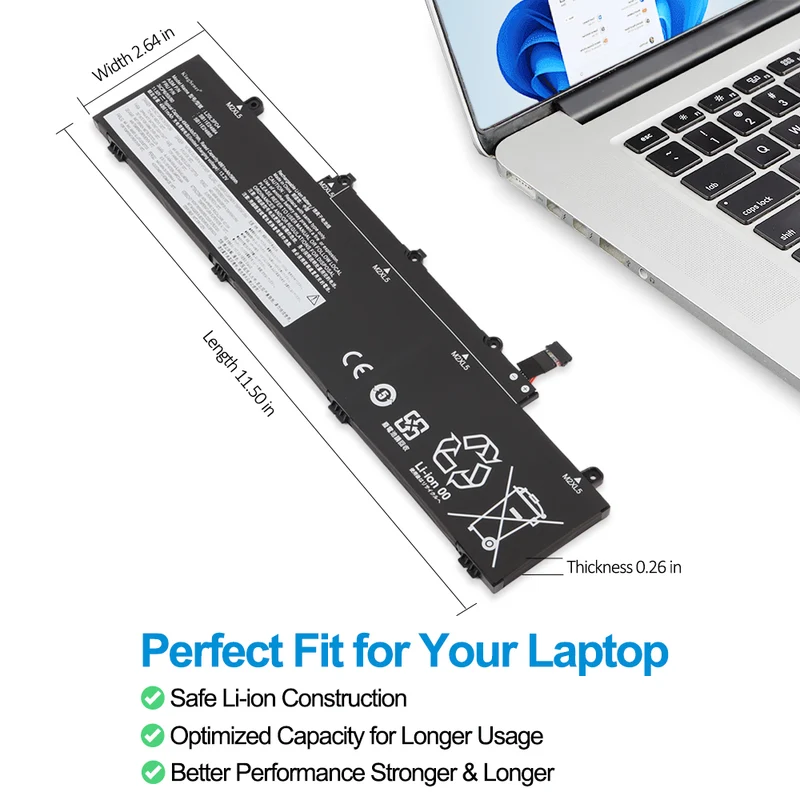 L20L3PD4 Laptop Battery For Lenovo Thinkpad E14 Gen3/ E15 Gen3 2021 E14 Gen4