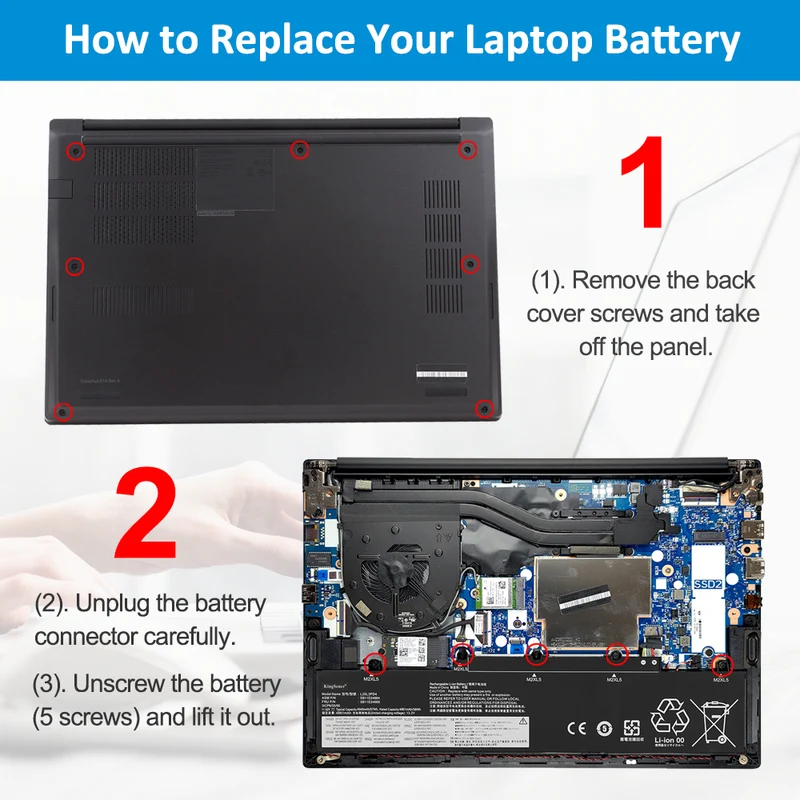 L20L3PD4 Laptop Battery For Lenovo Thinkpad E14 Gen3/ E15 Gen3 2021 E14 Gen4
