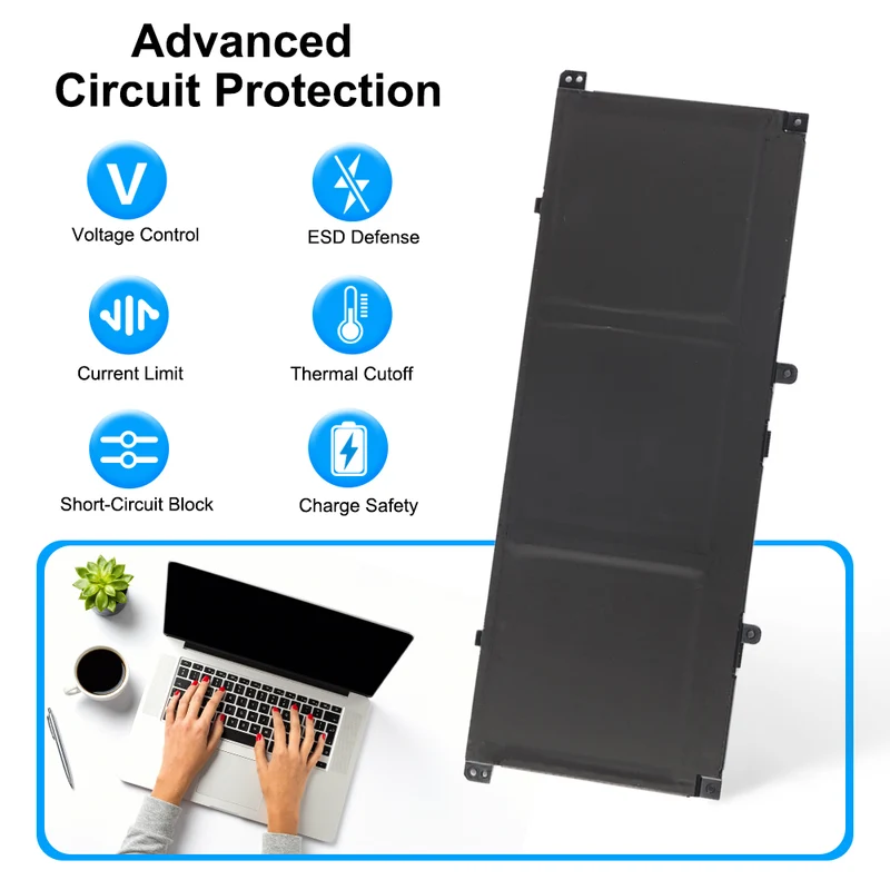 HP Envy x360 14 OmniBook X 14 EliteBook Ultra G1q Pavilion 16 Replacement Battery GD03XL 59Wh