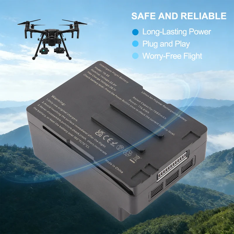 DJI Matrice 210 Intelligent Flight Battery Replacement - TB55 7660mAh 22.8V 174.6Wh