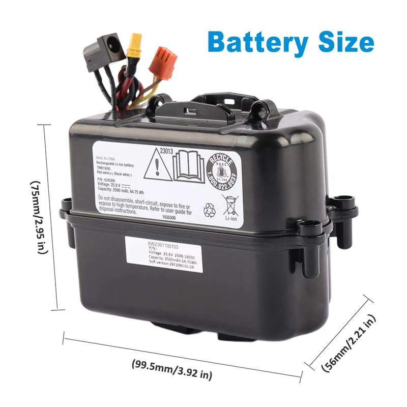 1635308 Replacement Battery For Bissell CrossWave X7 Cordless Pro 25.9V 2500mAh