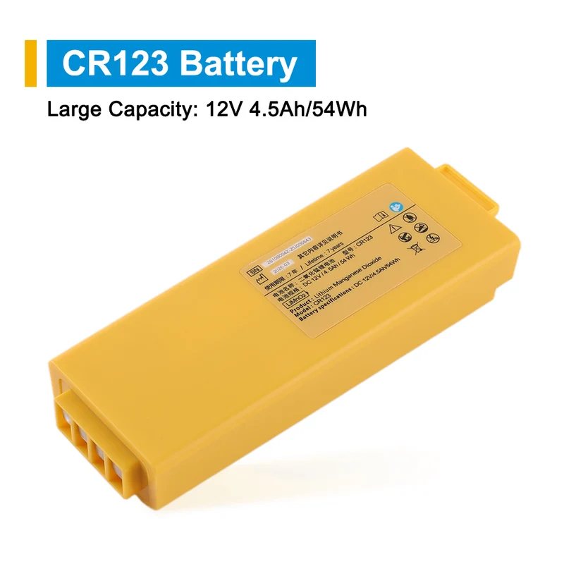 CR123 Replacement Battery For Amoul Defibrillator AED i3 i5