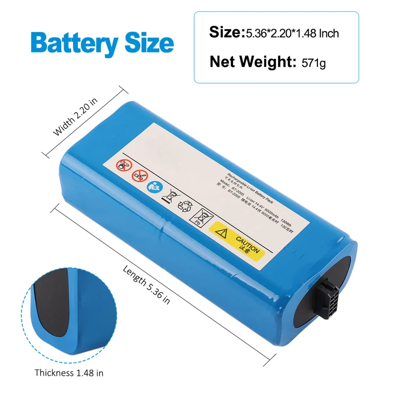 BT-2000 Battery for CHISON QBit 7 QBit 9 Portable Ultrasound System 14.4V 130Wh