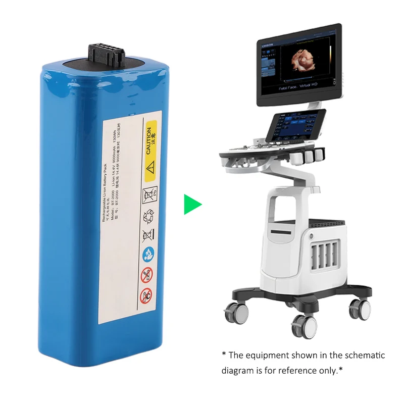 BT-2000 Battery for CHISON QBit 7 QBit 9 Portable Ultrasound System 14.4V 130Wh
