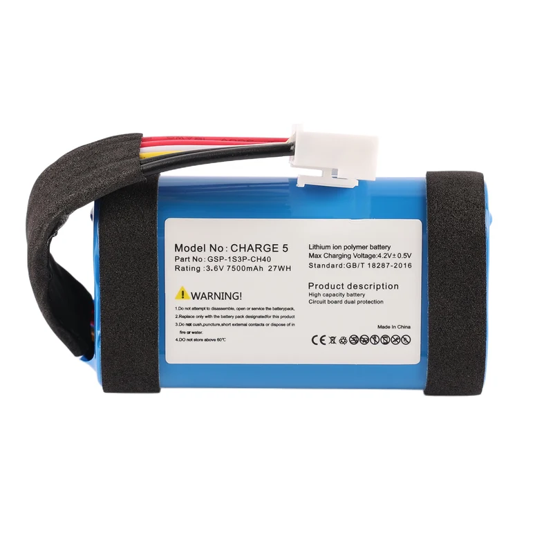 Replacement Battery for JBL Charge 5 Speaker GSP-1S3P-CH40 Li-ion Battery Pack