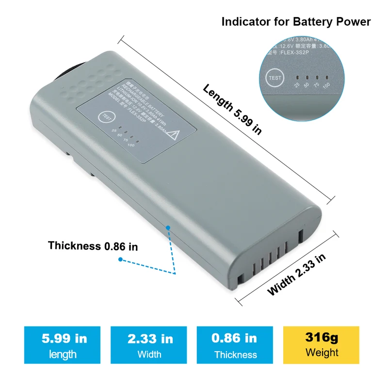 2062895-001 Replacement Battery For GE Healthcare Monitor B450