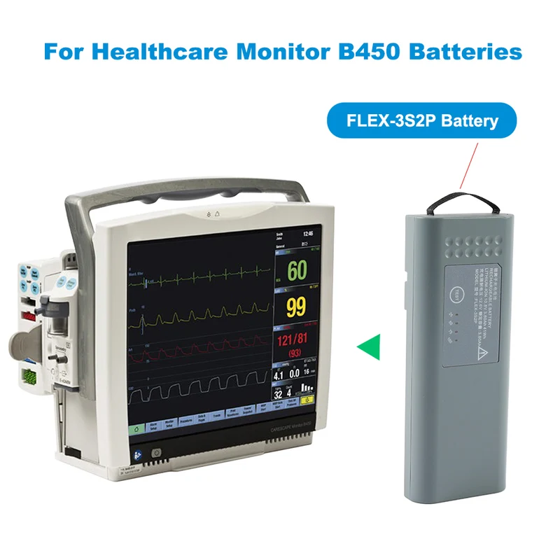 2062895-001 Replacement Battery For GE Healthcare Monitor B450