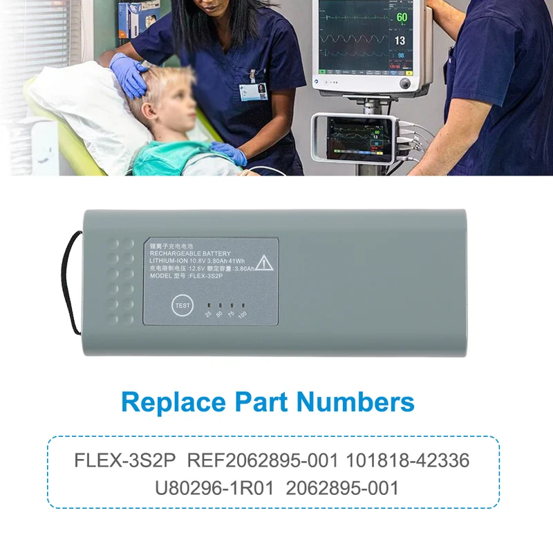 2062895-001 Replacement Battery For GE Healthcare Monitor B450