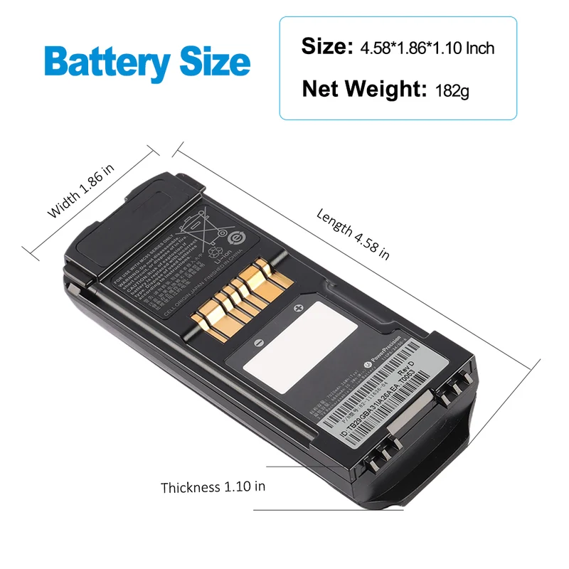 82-111636-04 Battery for Zebra Symbol MC9500 Mobile Computer 7020mAh 3.7V 26Wh