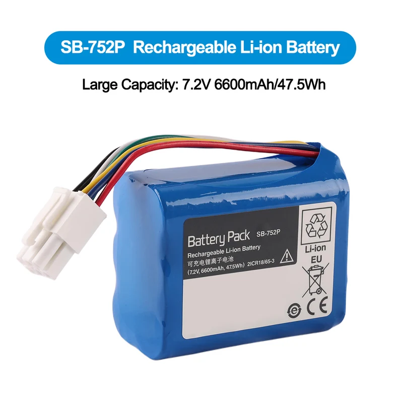 SB-752P Battery for Nihon Kohden SVM-7501 6600mAh 48.84Wh 7.4V