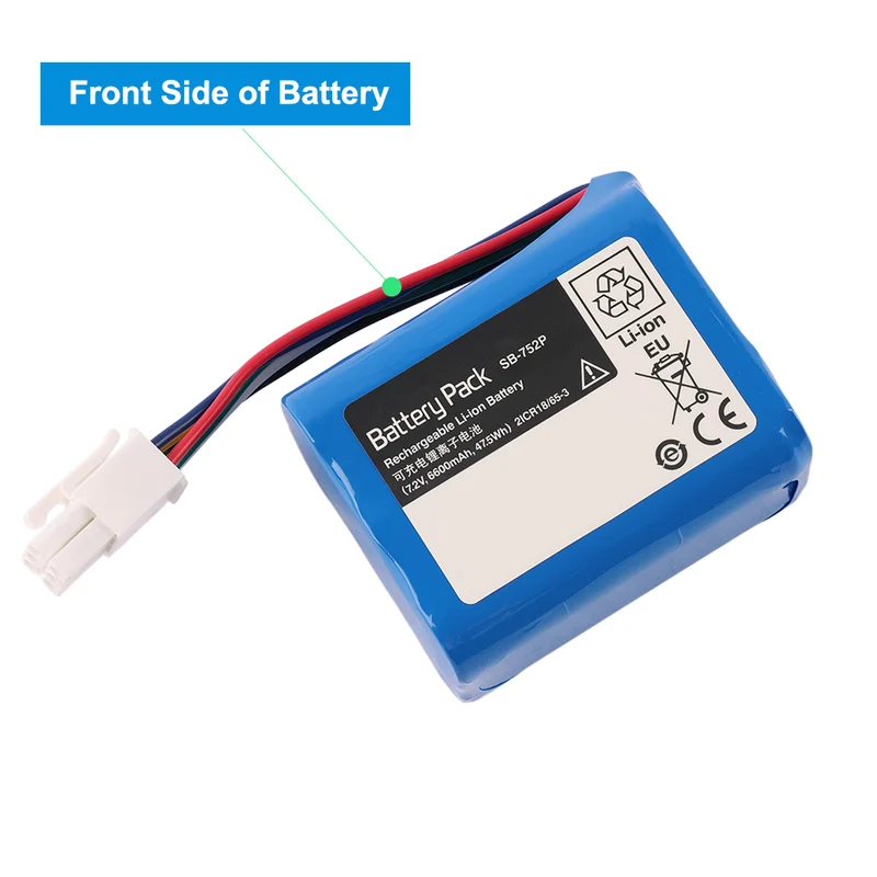 SB-752P Battery for Nihon Kohden SVM-7501 6600mAh 48.84Wh 7.4V