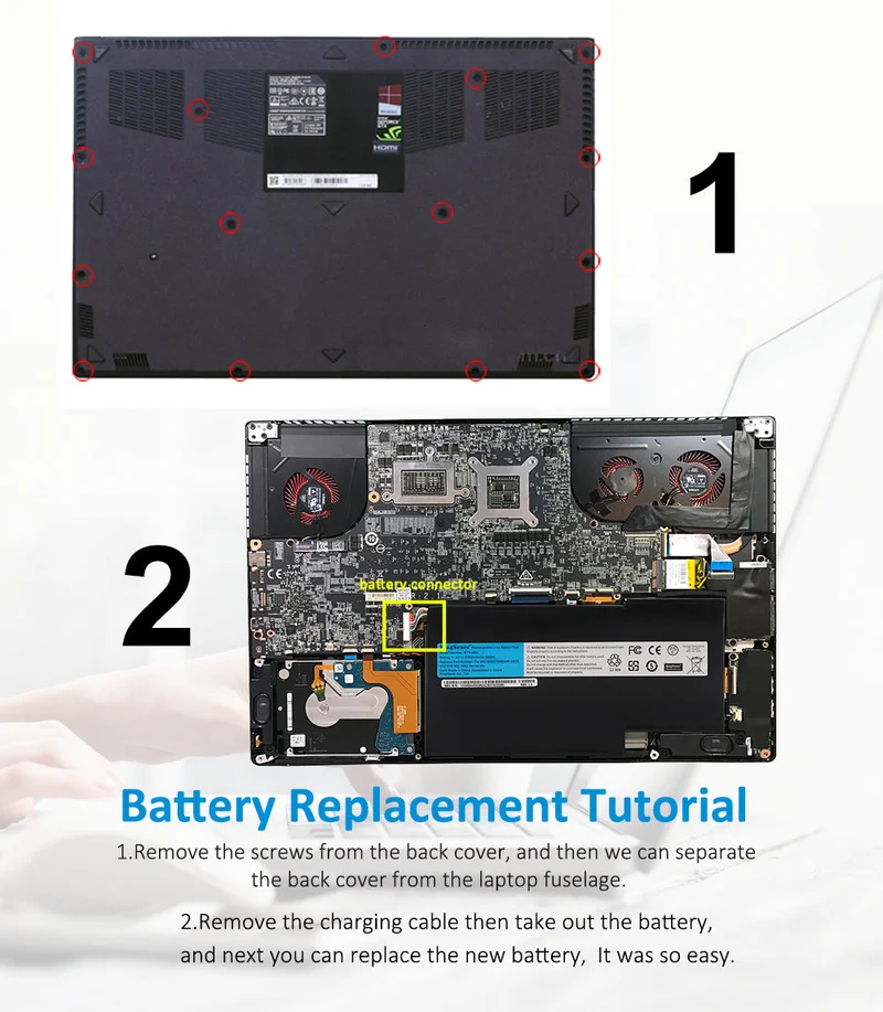 BTY-M6J Battery for MSI Stealth GS63 GS73 — 15.2V 99.9Wh (UK Stock)