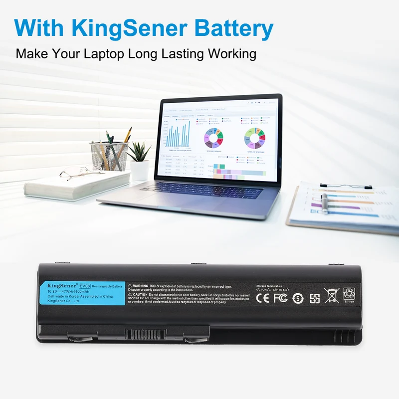 EV06 Laptop Battery For HP Pavilion DV4 DV5 DV6 Series