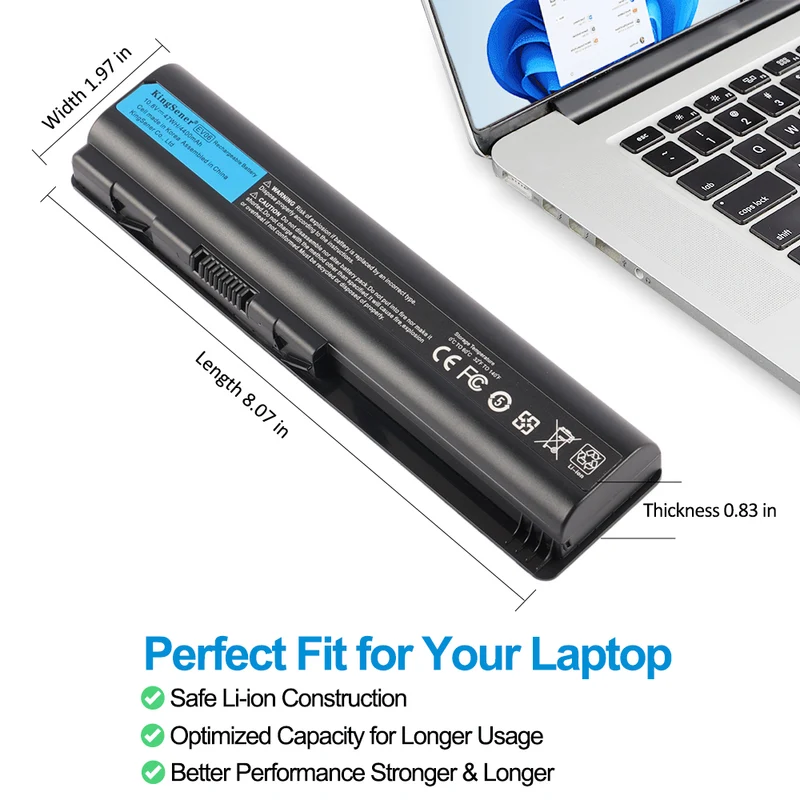 EV06 Laptop Battery For HP Pavilion DV4 DV5 DV6 Series