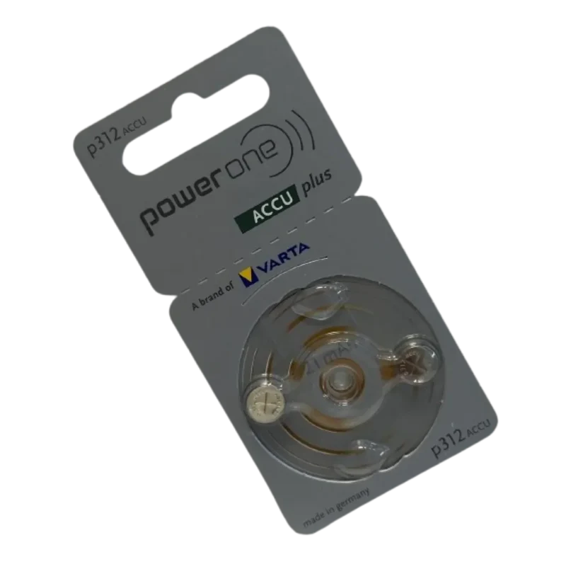 Batteries auditives P312 PR41 NiMH 1.2V rechargeables x2