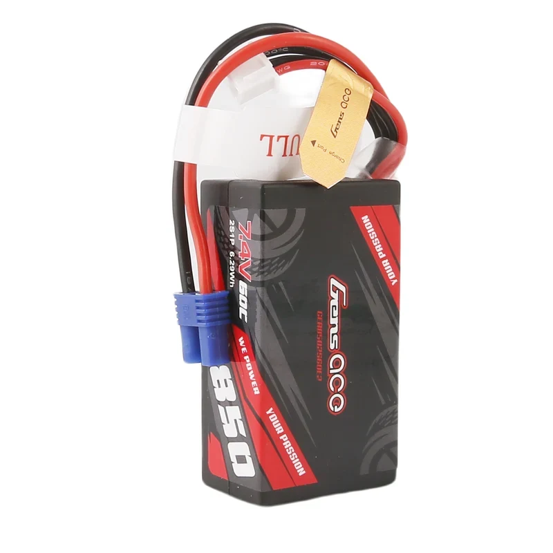 Gens Ace Accu lipo G-Tech 7.4v 850mAh 60C EC2 GEA8502S60E2