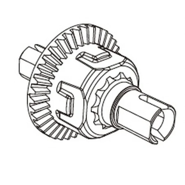 MJX Différentiel avant Hyper Go 1/7 MX-P73420F