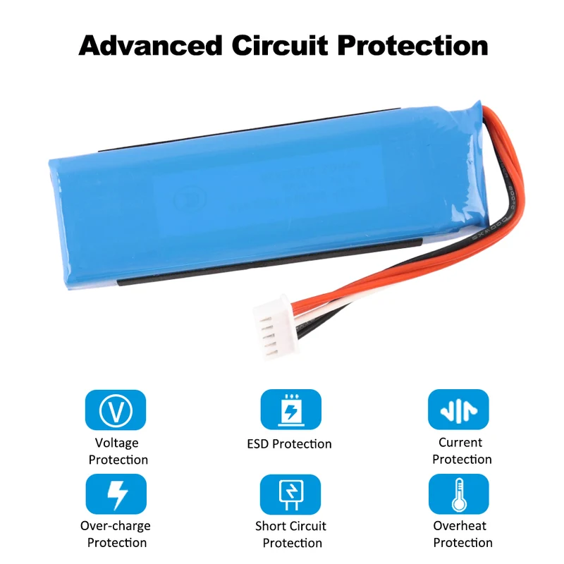 JBL Charge 3 Replacement Battery GSP1029102A 330SL - 6000mAh 3.7V Li-ion Extended Playtime
