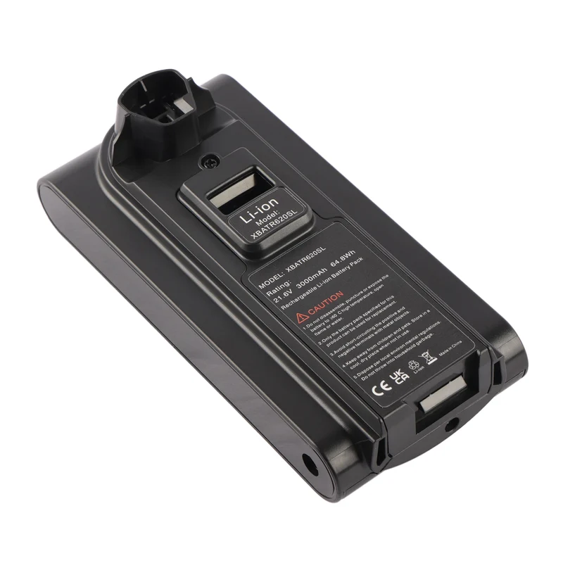 Shark UZ565H Cordless Vacuum Replacement Battery XBATR620SL 2350mAh 21.6V