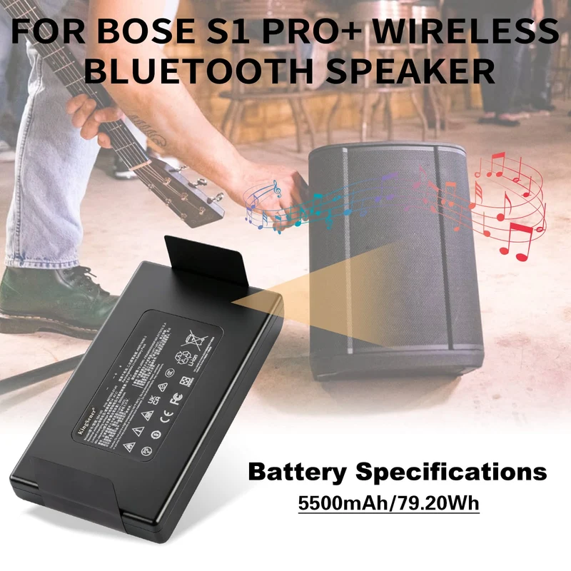 084105 Replacement Battery For Bose S1 Pro+ Bluetooth Speaker 14.4V 5500mAh