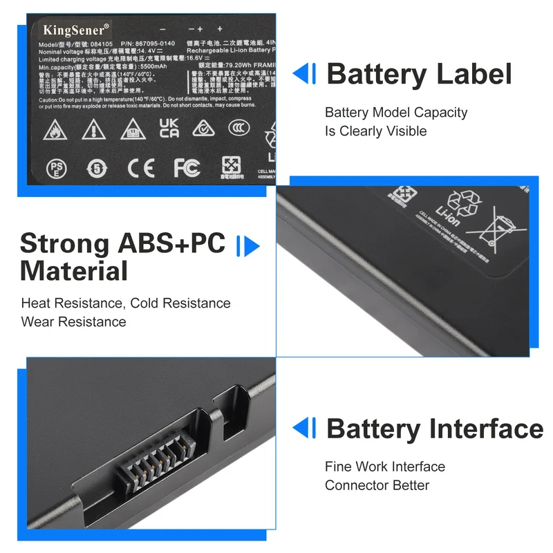 084105 Replacement Battery For Bose S1 Pro+ Bluetooth Speaker 14.4V 5500mAh