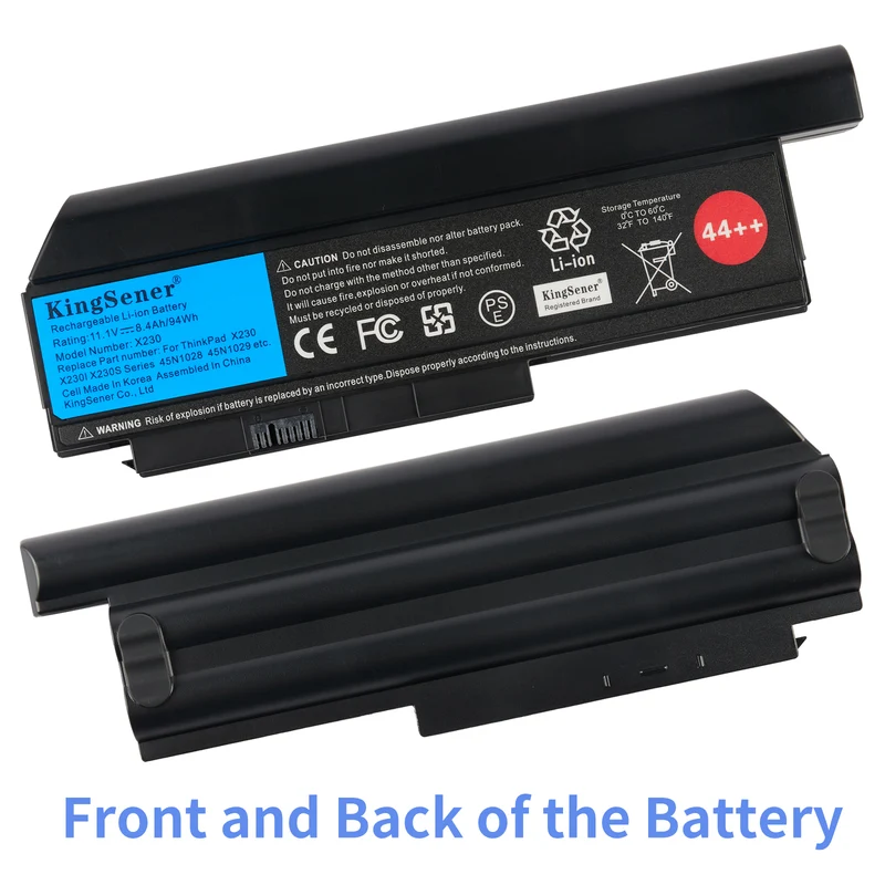 45N1020 X230 44++ Replacement Battery for Lenovo Thinkpad X230I X230S Series
